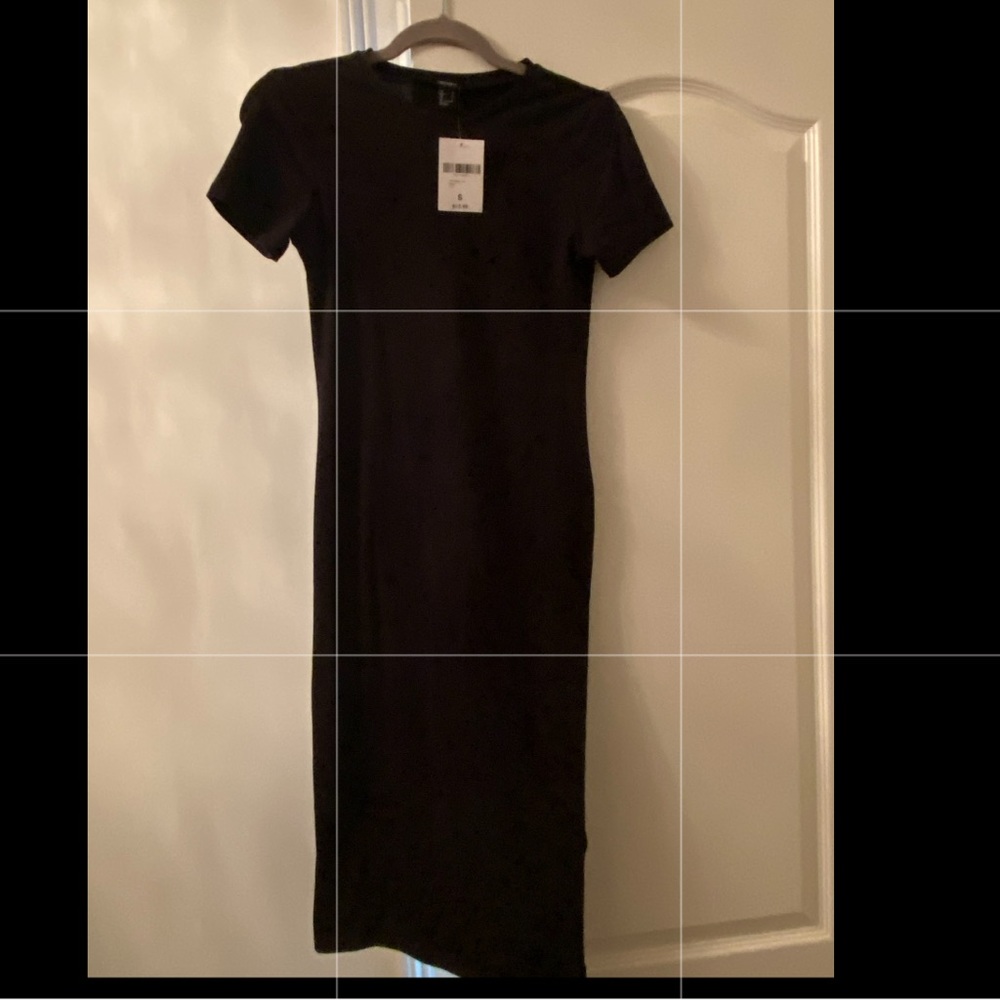 Forever 21 fitted t shirt dress size s